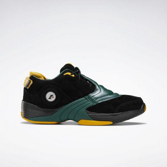 Reebok Answer V Black Green Gold Women